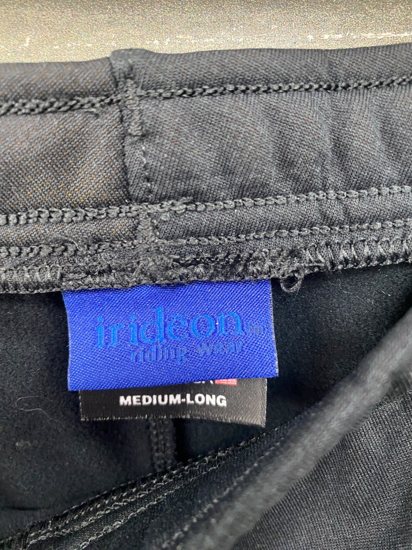 USED Irideon Knee Patch Breeches Medium Long Black