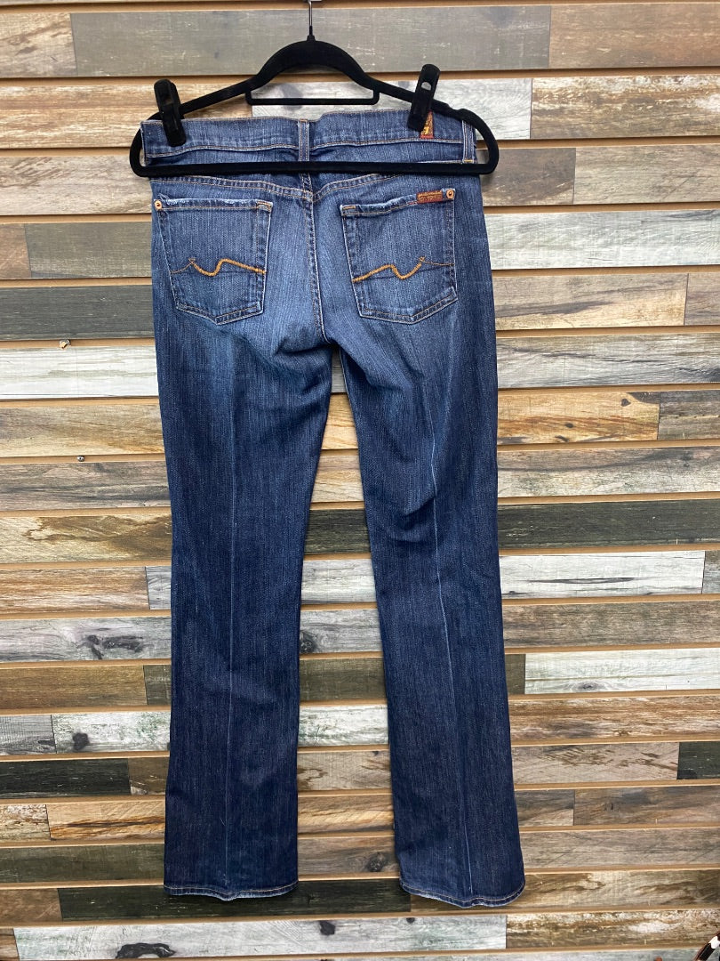 USED 7 For all Mankind Bootcut 29 Denim