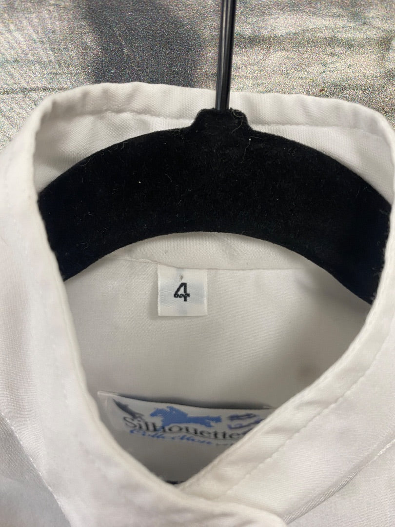 USED Youth English Show Shirt – Miller’s Silhouette Collection, Size 4