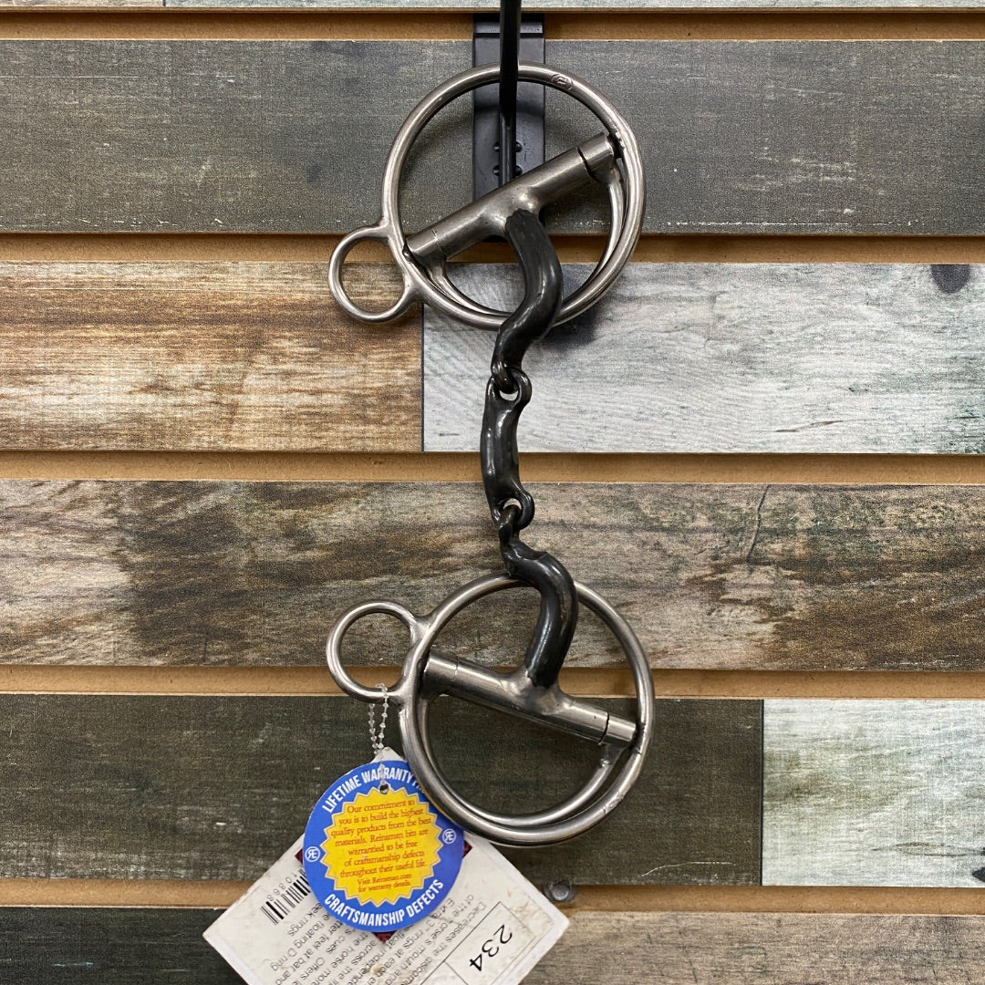 USED Reinsman Snaffle 5" Silver