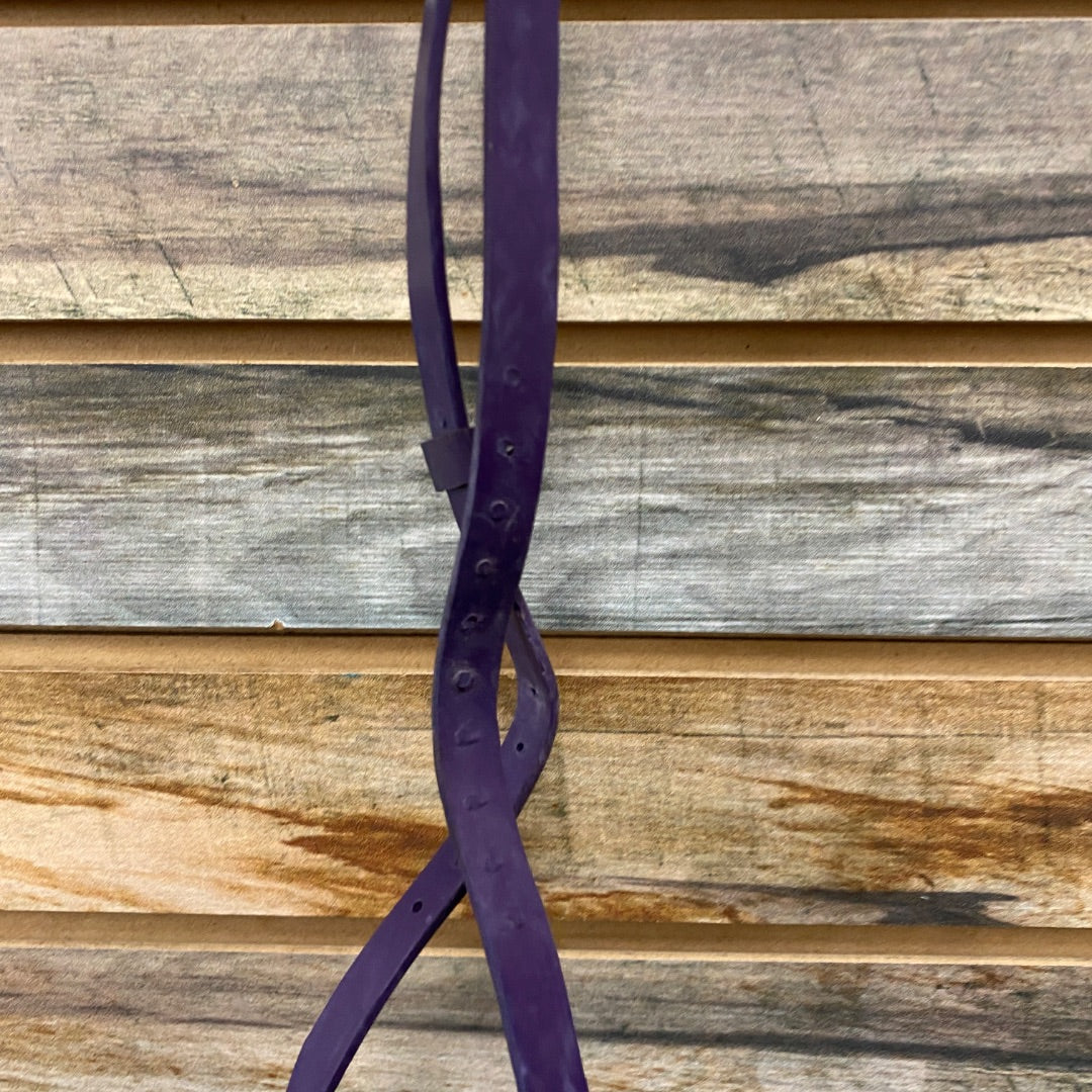 USED Nunn Finer Ladies English Spur Straps OS Purple