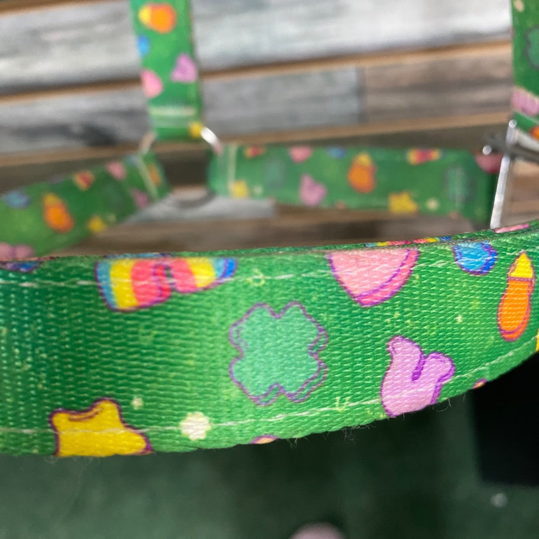 USED Hot Headstalls Halters & Leads Horse Green