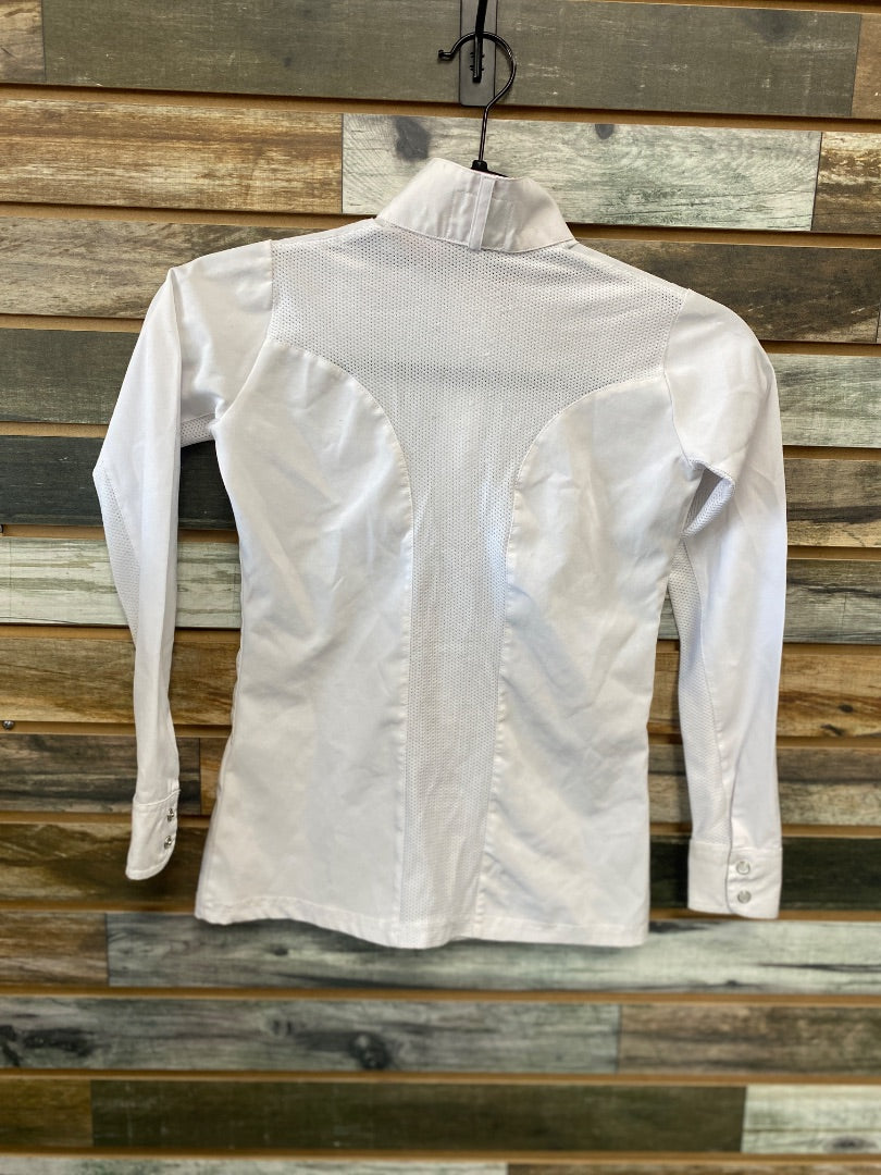 USED Royal Highness Youth Show Shirt XS White