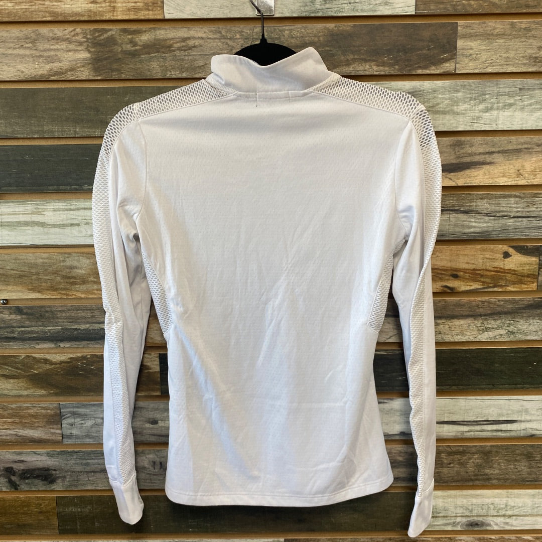 USED HKM Ladies English Riding tops small white