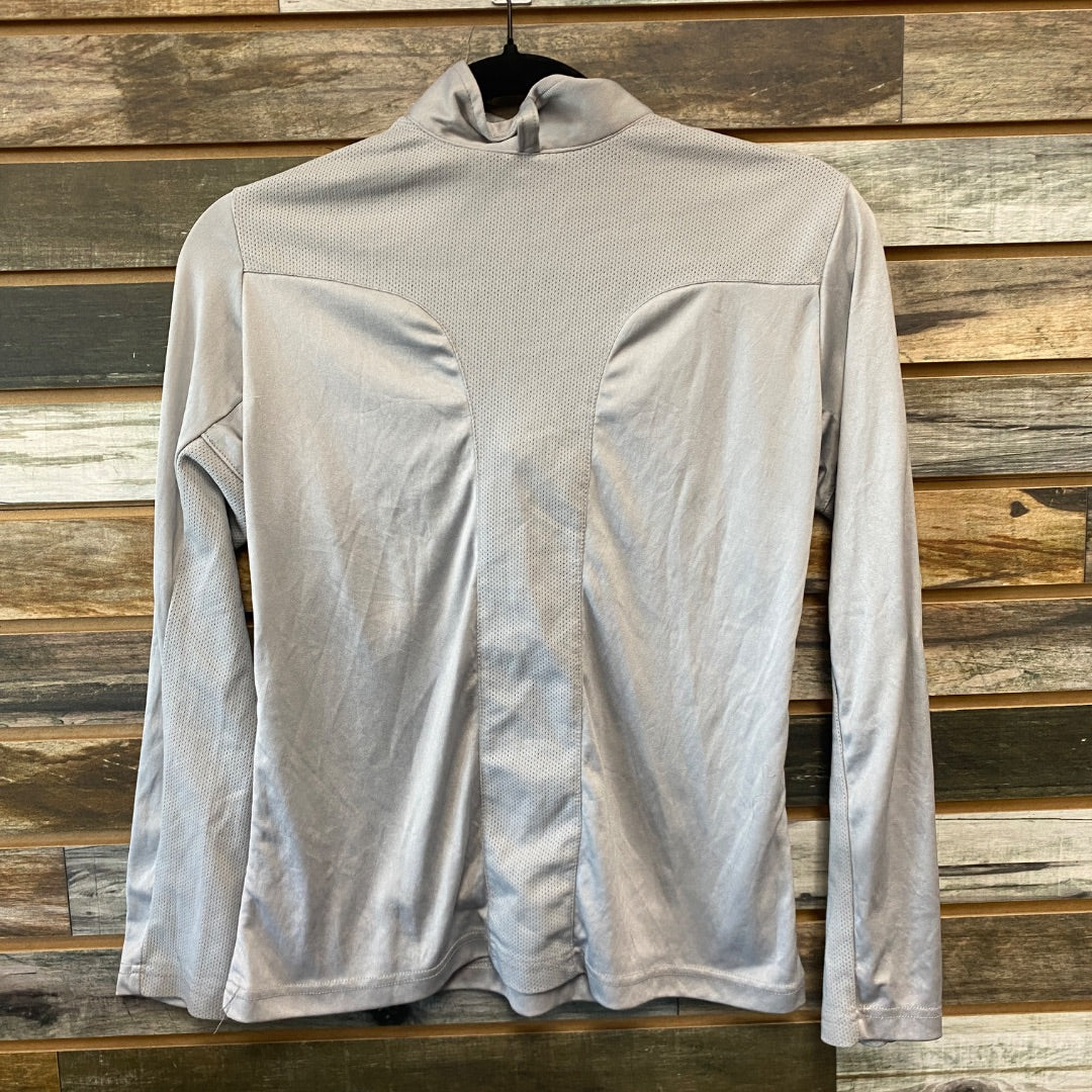 USED Ladies English Riding tops small gray