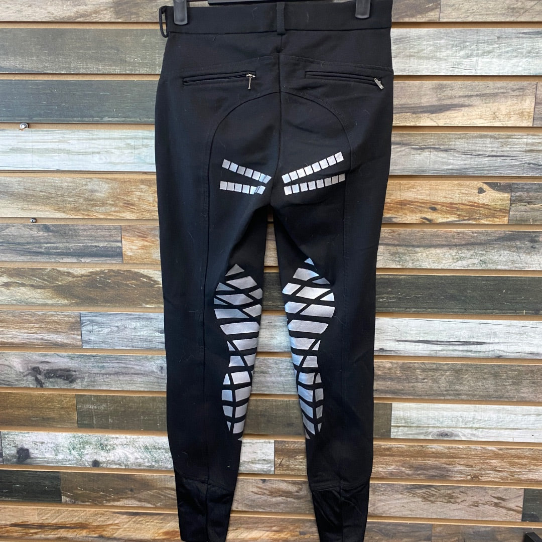 USED Ladies English Breeches 28 black