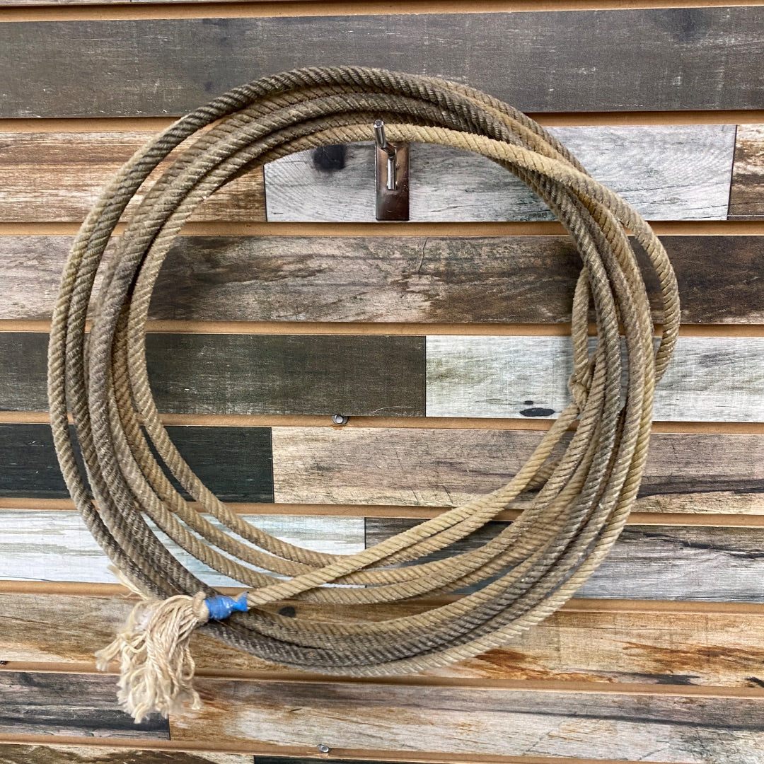 USED No Brand western team rope tan