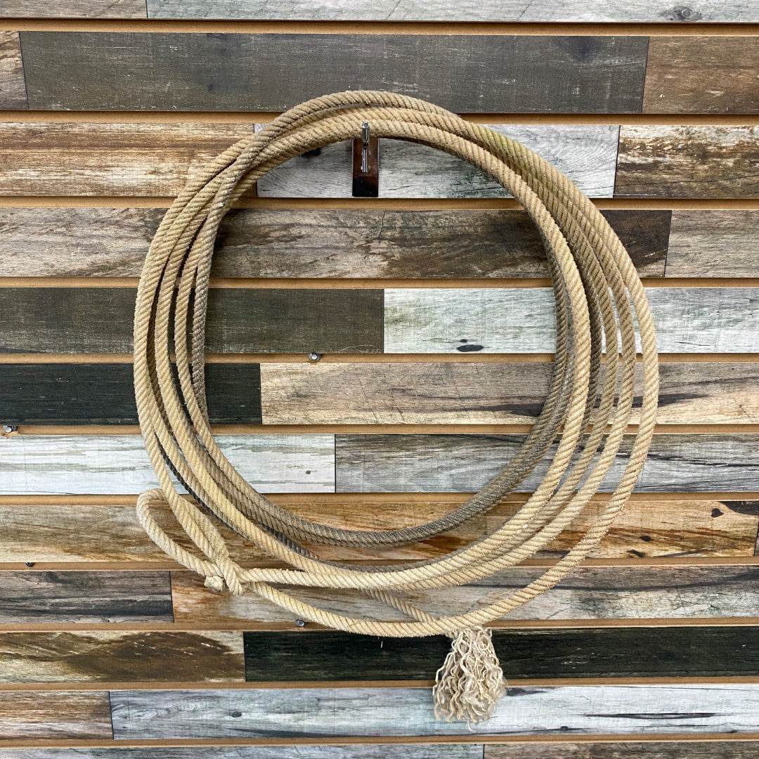 USED No Brand western team rope Tan