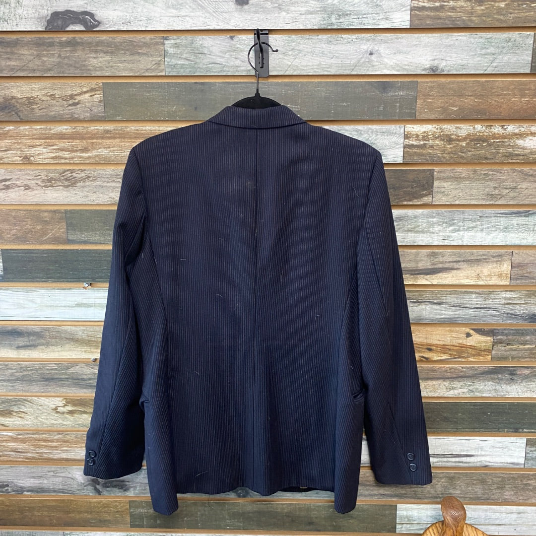 USED The Elite Ladies English Show Jacket 16T Navy/ peach