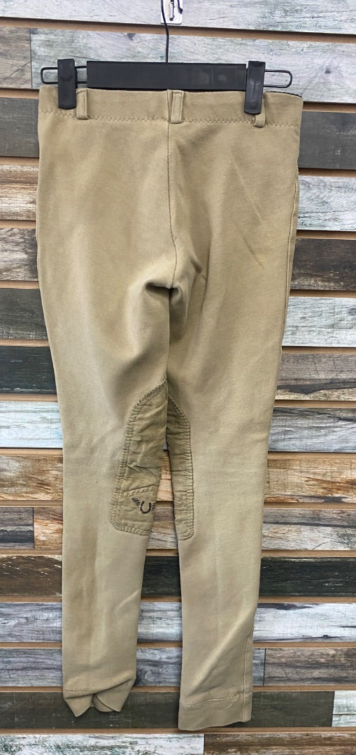 USED Tuffrider Knee Patch Jods 14 Tan