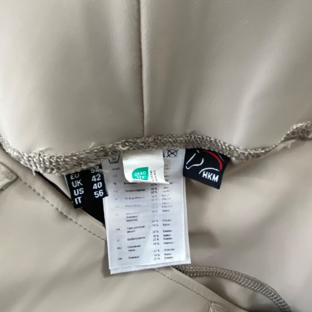 USED HKM Ladies English Breeches 40 tan