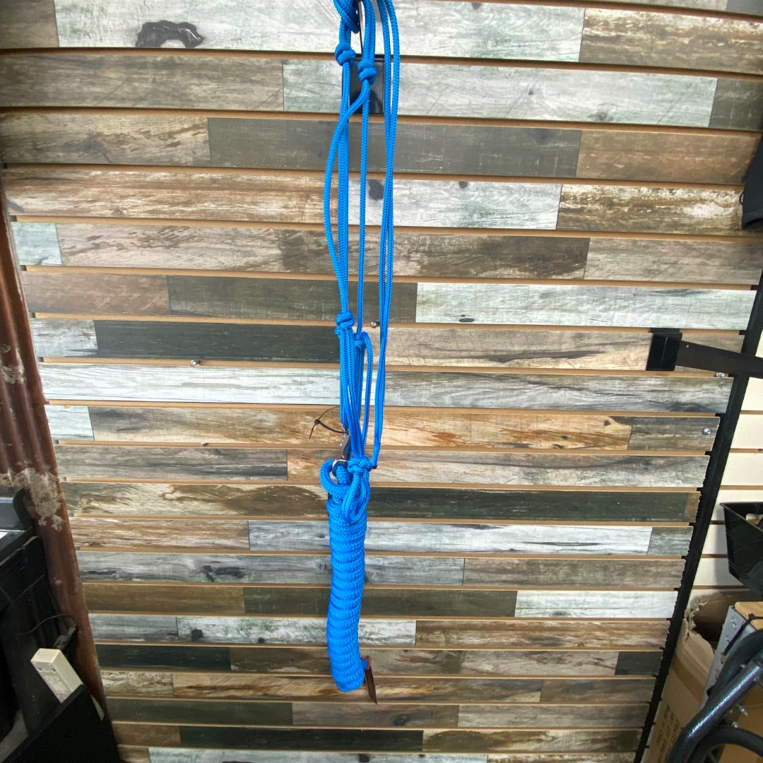 USED Knotty Girlz Halters & Leads Horse blue