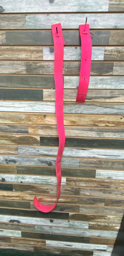 USED Nylon Latigo & Off Billet Set Hot Neon Pink