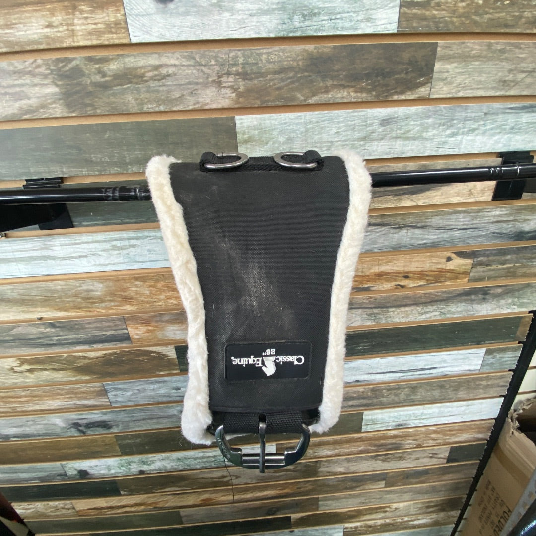 USED Classic Equine English Girths 26” black/white