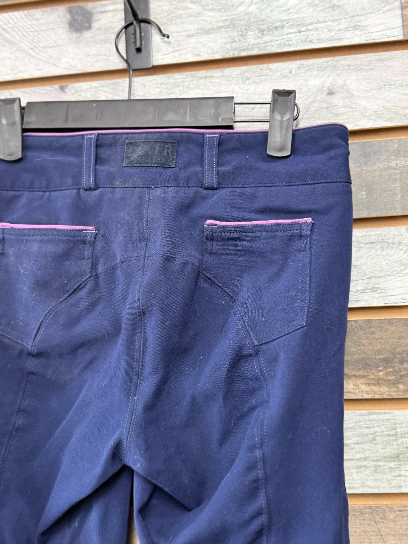 USED Dover Saddlery Women's Knee Patch Breeches | US24