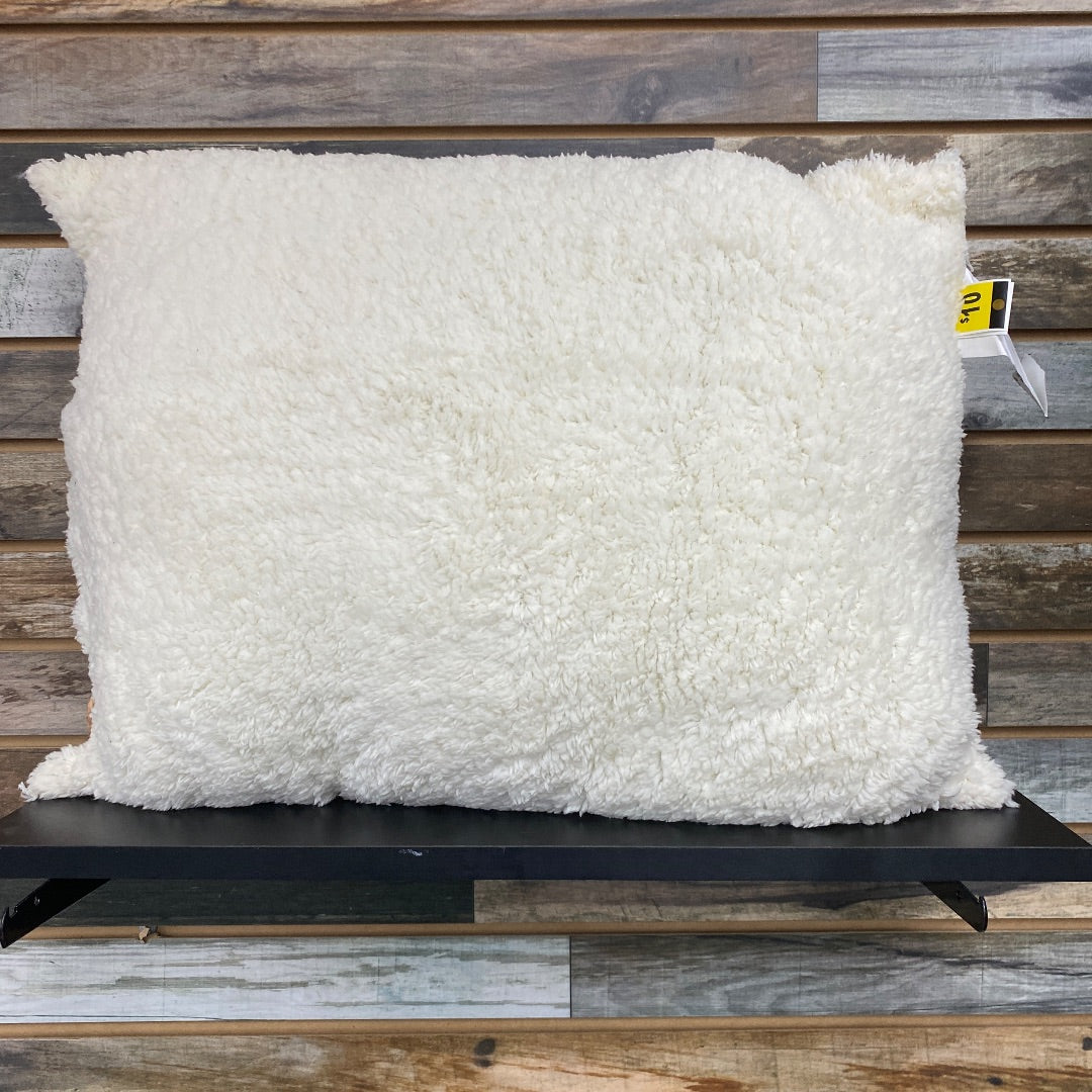 USED Fleece Bottom Pillow Chestnut Horse Multicolor