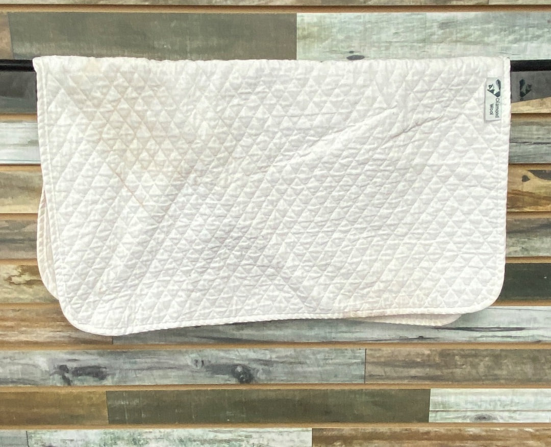 USED Diamond Wool Thin Baby Pad White