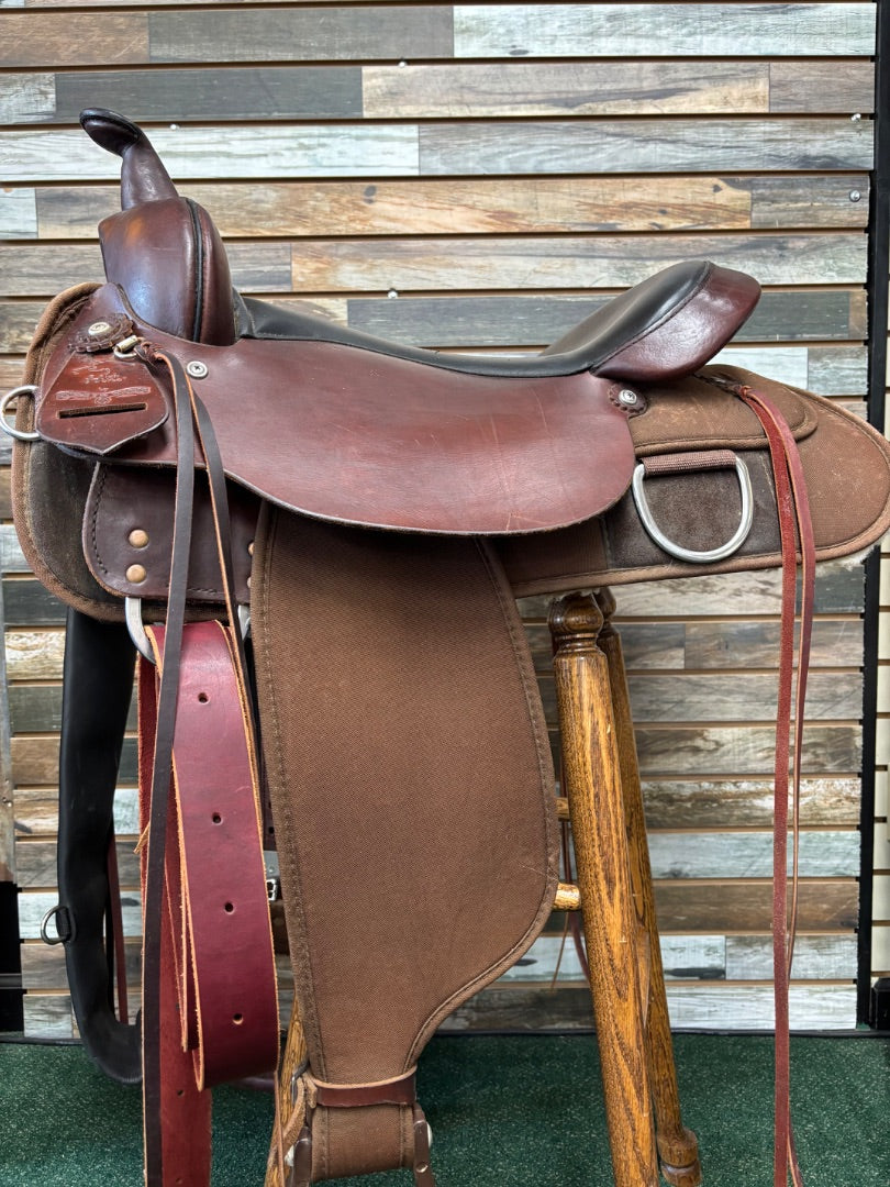 USED High Horse Lockhart Saddle 17" Brown