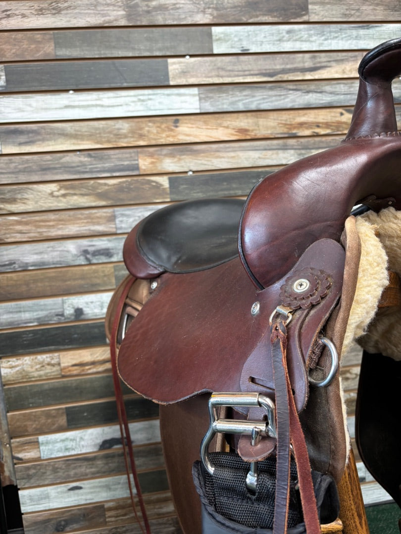 USED High Horse Lockhart Saddle 17" Brown
