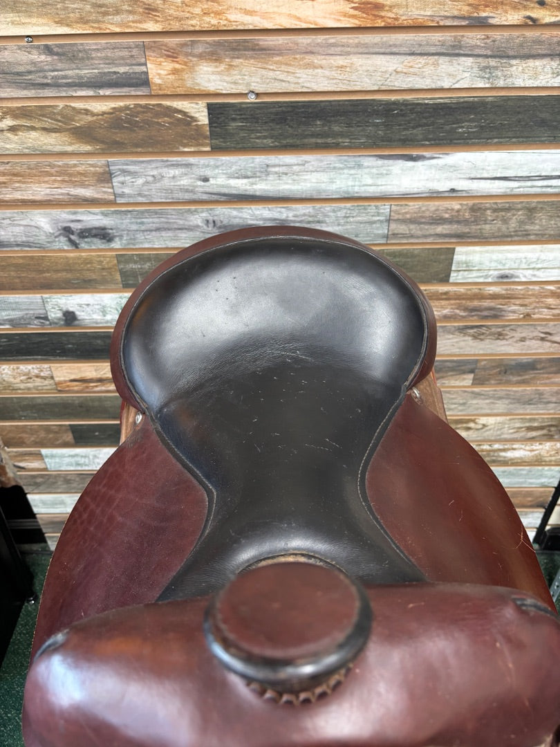 USED High Horse Lockhart Saddle 17" Brown