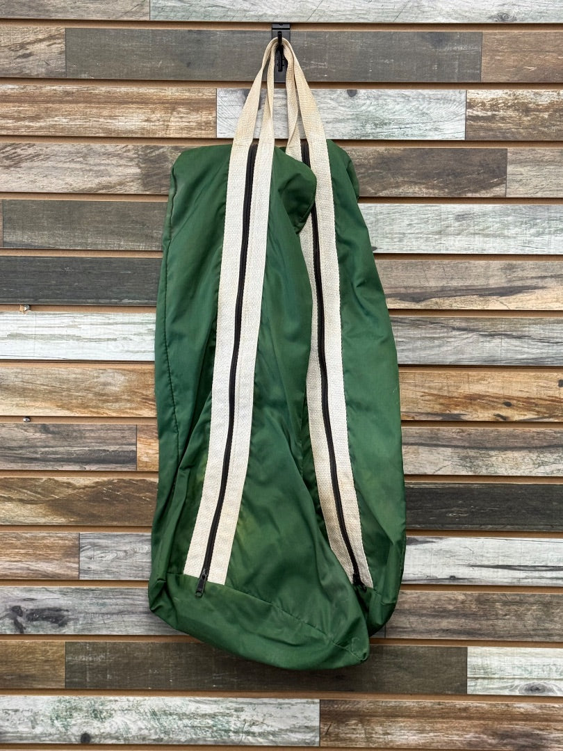 USED Green Two-Boot Connected Boot Bag for Field Boots