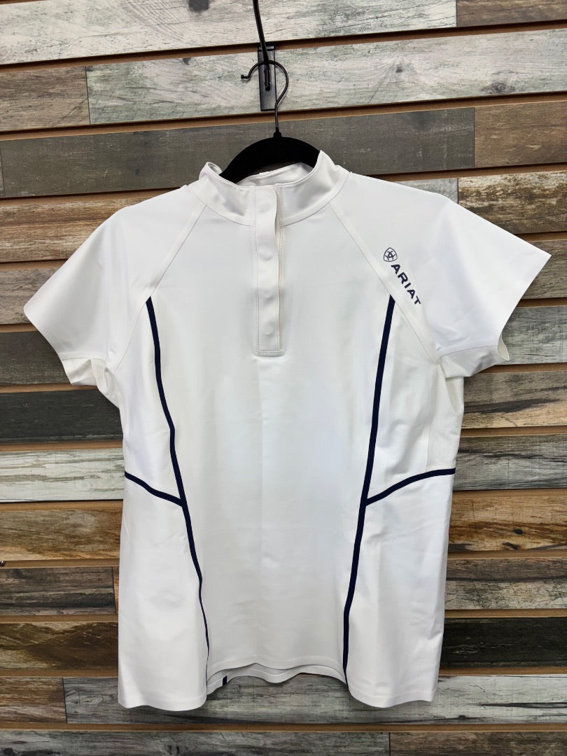 USED Ariat Ladies English Riding tops Large White