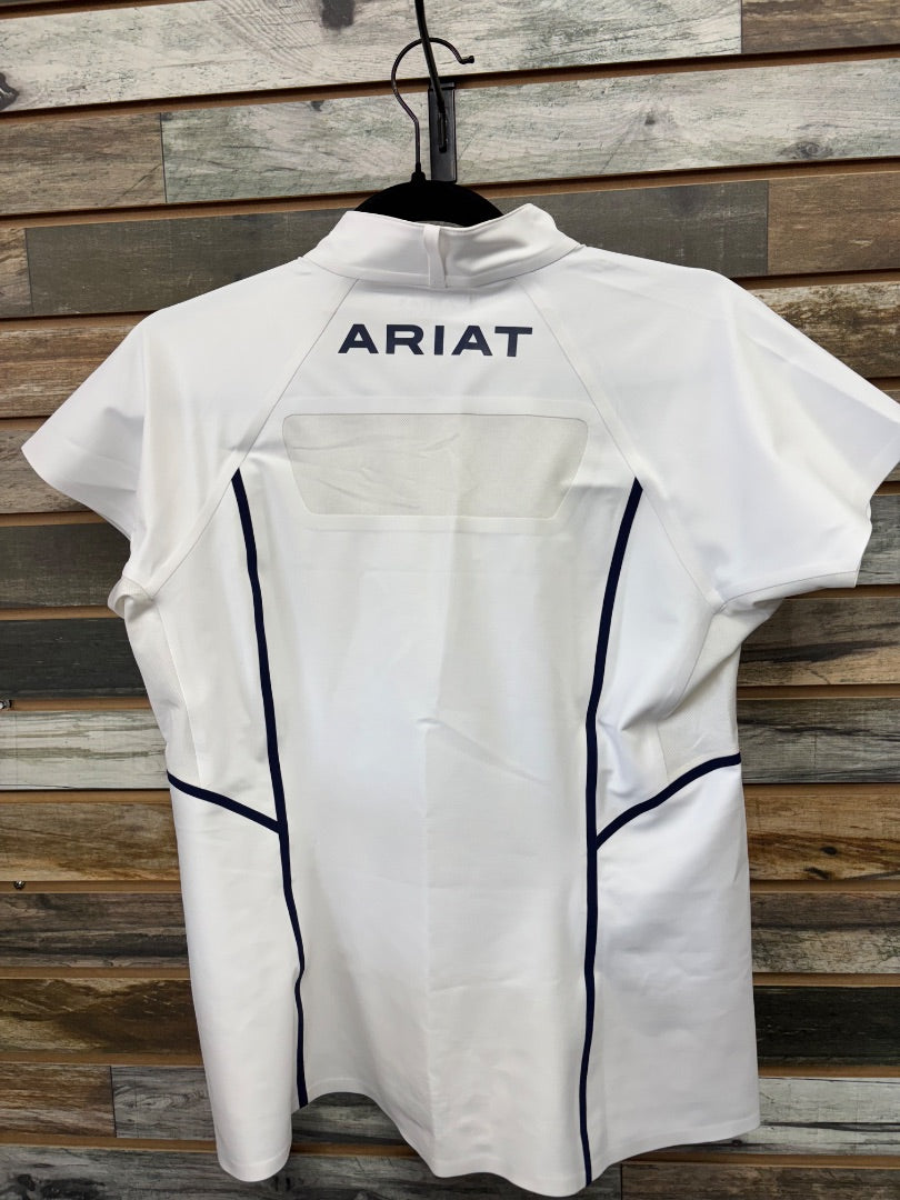 USED Ariat Ladies English Riding tops Large White