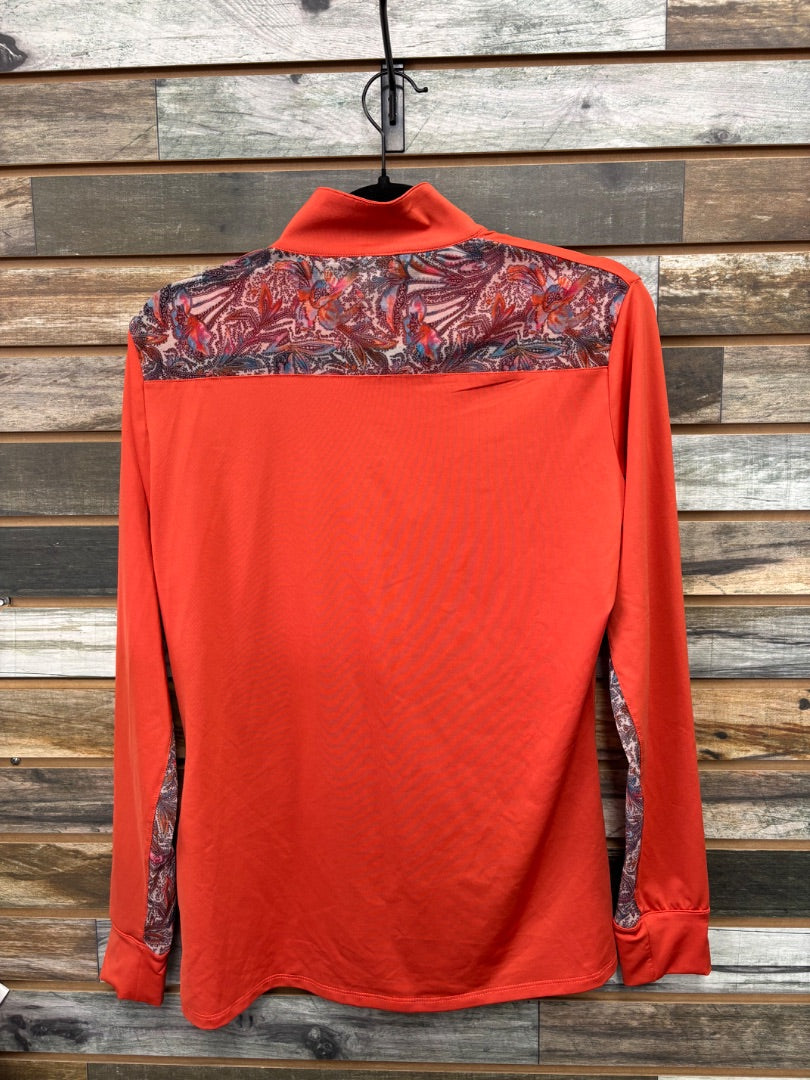 USED RJ Classics Ladies English Riding tops Large Orange