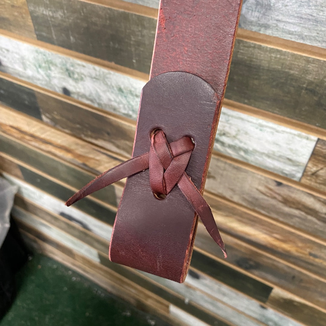 USED (New) Cuttin Up Tack Latigo Dko Leather 6’8” Dark Oil