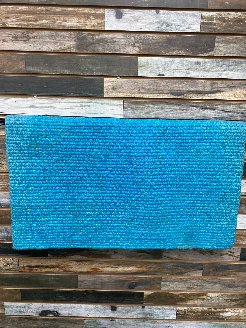 USED Light Blue Wool Saddle Blanket