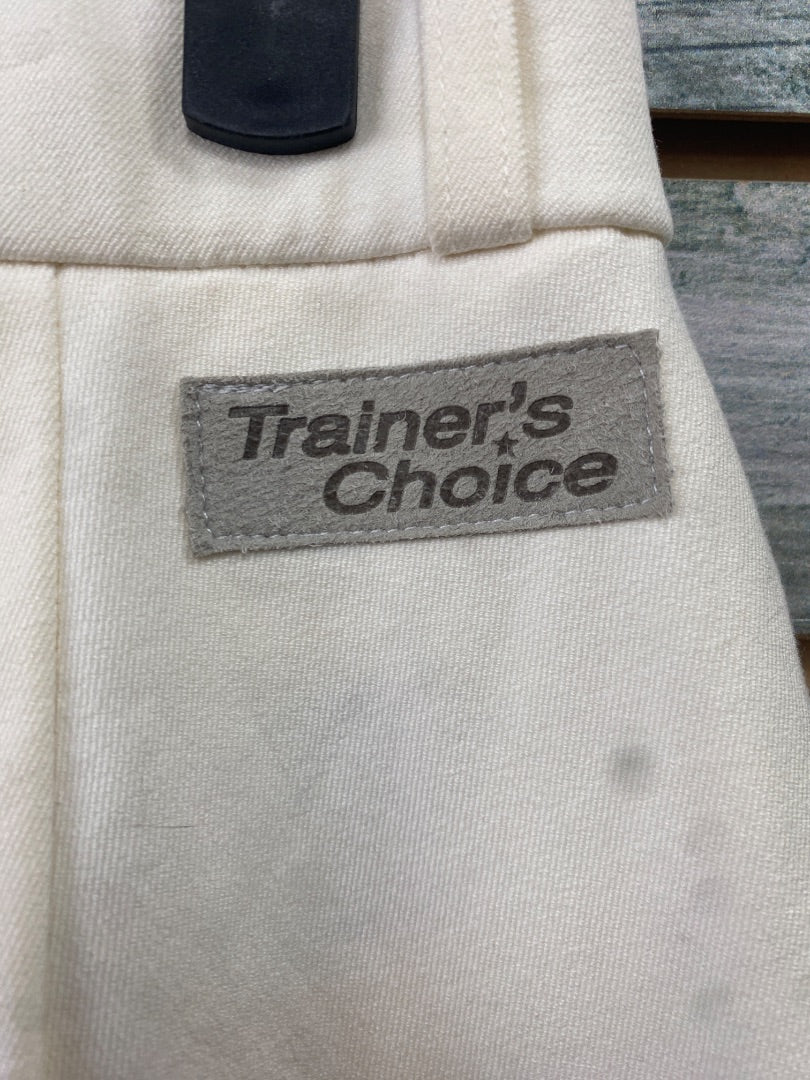USED Trainers Choice Knee Patch Breeches 28L Cream