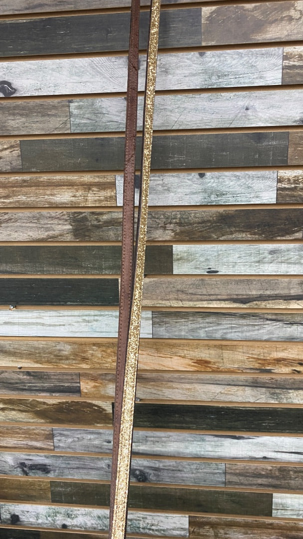 USED Western Reins Gold Sparkles