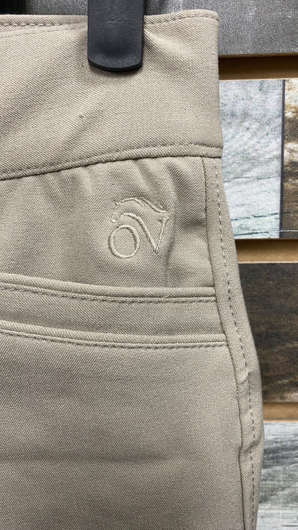 USED NWT Beige Ovation Celebrity Secret Slim KP Breeches | 26R