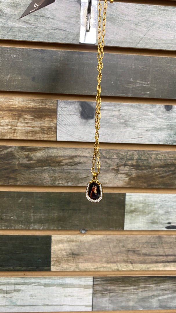 USED Horseshoe Necklace Gold