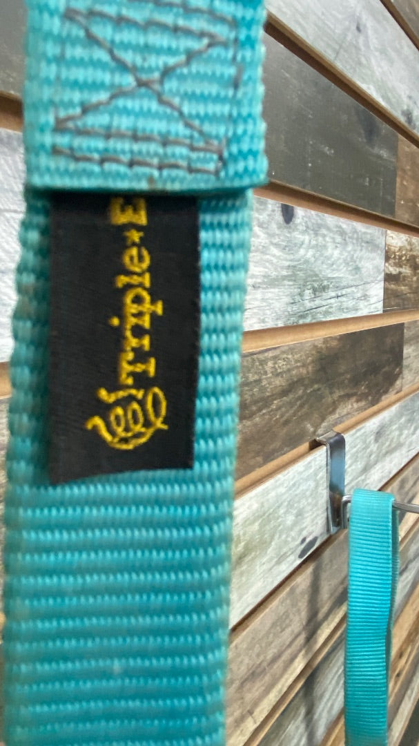 USED Nylon lead rope 82" Teal