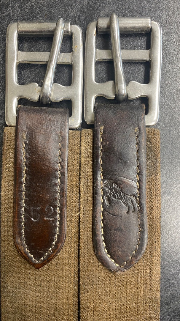 USED Bobby's Country Fancy Stitched Leather Girth 52" Havana