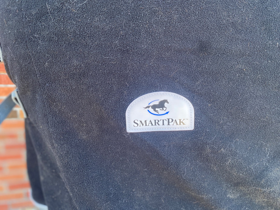 USED Smart Pak Coolers Horse Blank w/ Silver Piping