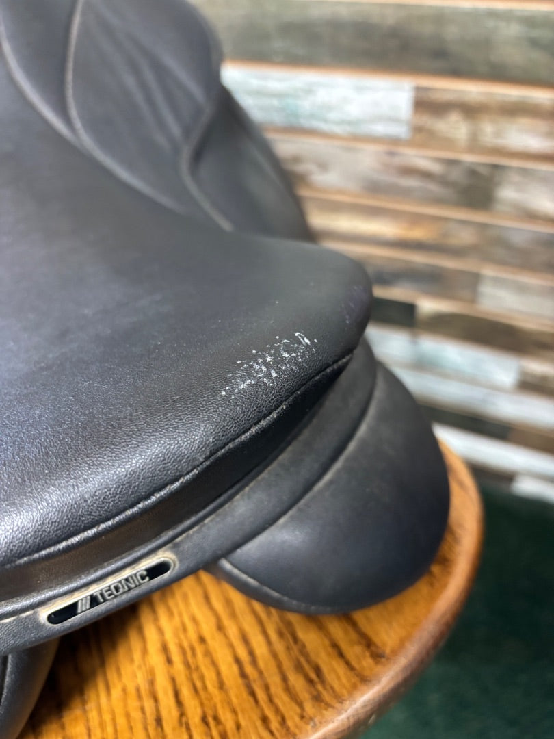 USED Thorowgood T6 Dressage Saddle 17" Black