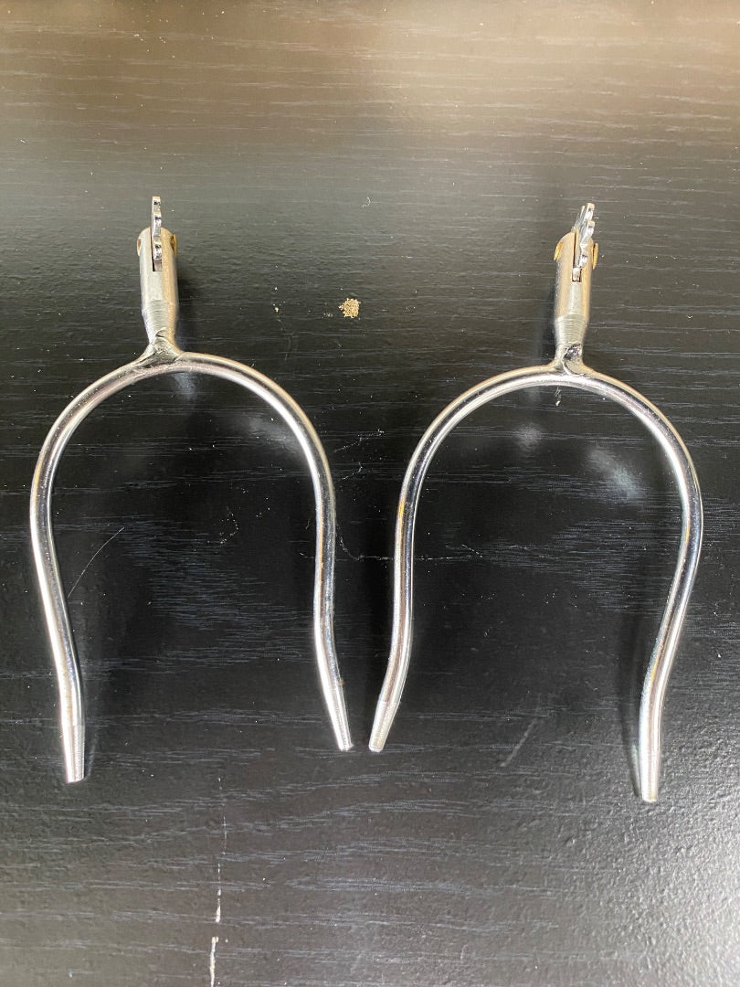 USED Ladies Western Spurs Silver