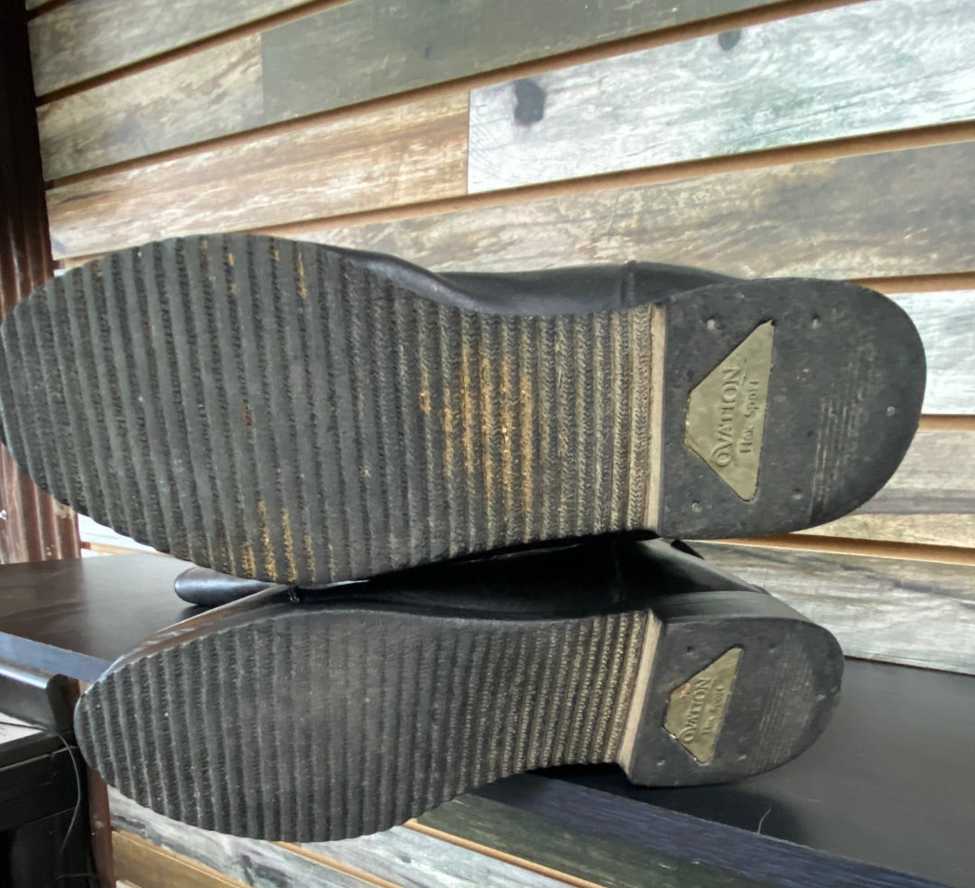 USED Ovation Ovation Field Boots Flex Sport 8.5 Black