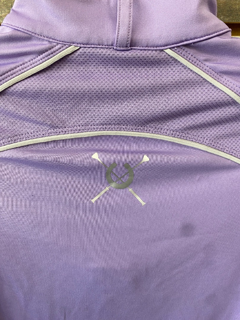 USED Chestnut Bay Youth Vented Riding Tops Youth Medium Lavender