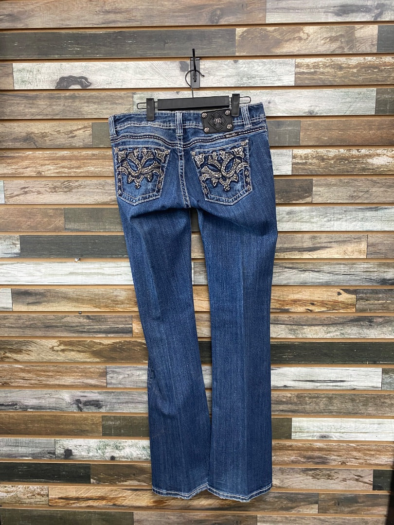 USED Miss Me Ladies Western Jeans 31” Denim