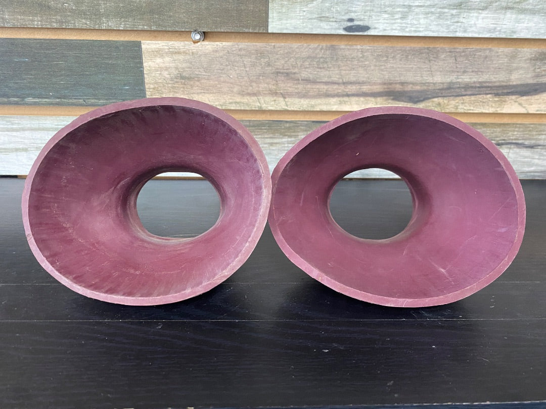 USED Rubber Pull-On Bell Boots | Medium, Wine