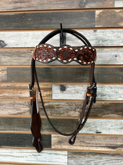 Hilason Western Brow Band Headstall