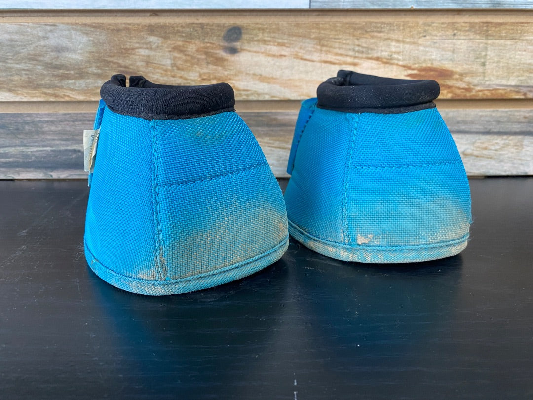 USED Professional Choice Bell Boots, Nylon, No Turn Teal Professionals Choice Medium Teal