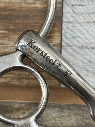 USED Kortsteel Three Ring Gag Bit 5"