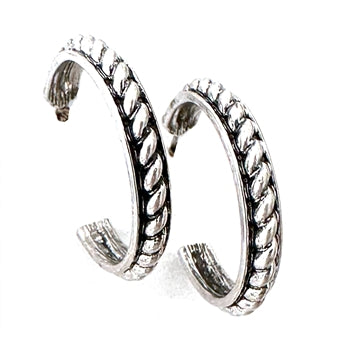 Wyo Horse Jewelry - Rope Hoops - Package (3)