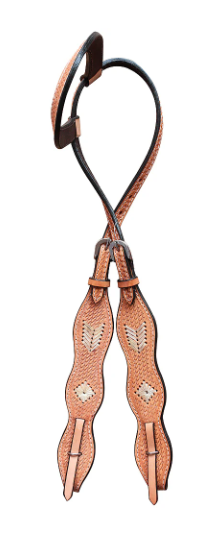 Hilason Western American Leather One Ear Headstall