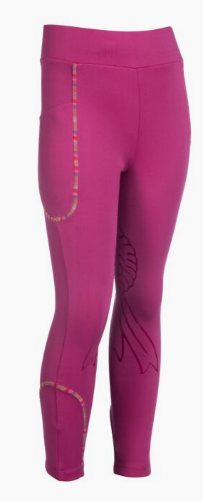 HKM Riding Polly Leggings Knee Patch