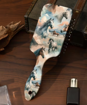 Horse Pattern Air Cushion Brrush - 3 Styles Available!